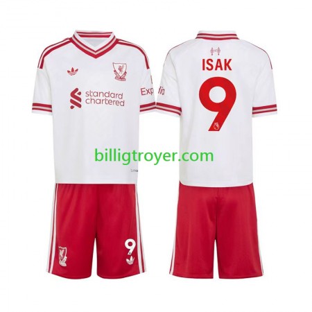Billige Fotballdrakter Liverpool Alexander Isak 9 Barn Bortedraktsett 2026/27 Kortermet